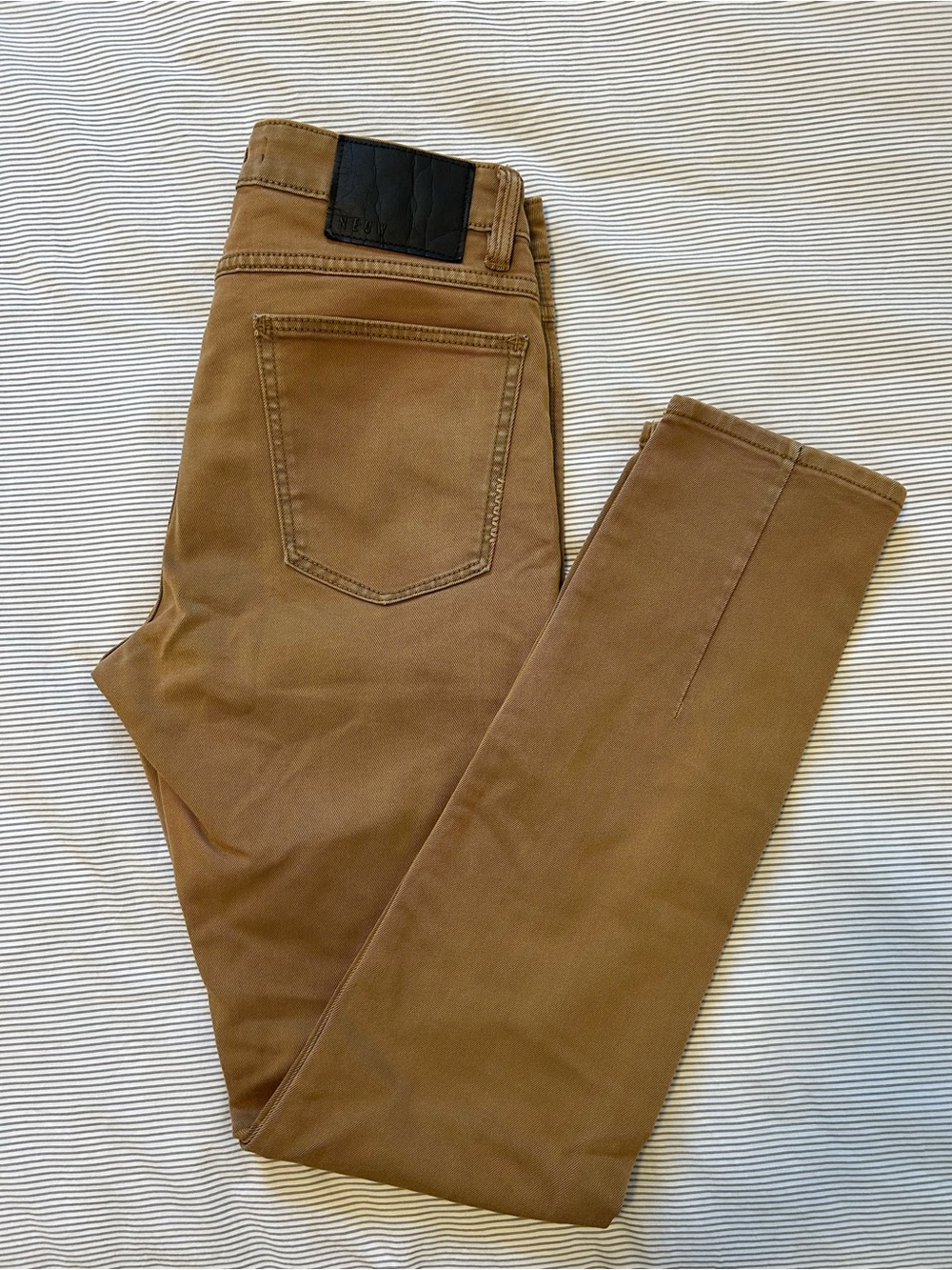 Neuw Men's Skinny Jeans in Camel Brown